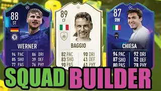FIFA 22 ULTIMATE TEAM 450K RTTK 90 WERNER AND 89 BAGGIO SQUAD BUILDER!!!!!!