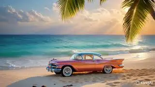 Tropical Seaside Dream 🌴 15 Minutes of Ultra Cinematic Ocean Waves & Golden Hour Calm