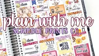 Plan with Me: Scribble Prints Co 