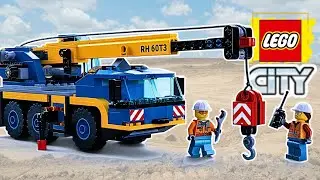 LEGO City Mobile Crane Set 60324 Stop Motion LEGO Speed Build 