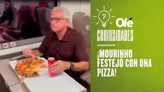 Mourinho festej&oacute; la victoria de la Roma con una pizza