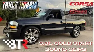 BTR Truck Norris Cam Sound Clip - 5.3L LS Cold Start - Speed Engineering Shorty Headers - Gen 3 LS