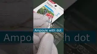 Ampoule with dot