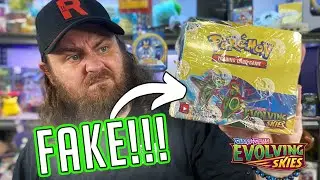 FAKE EVOLVING SKIES BOX! Pokemon Card Opening - Evolving Skies Opening Pokemon Scam