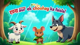 🦊 जंगल की चालाकी aur ek choohay ka faisla! 🐭