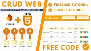 🔥 Build a Complete Firebase CRUD Web Application from Scratch | E1