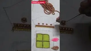 Aari simple sleeve design for beginners.. #aarisleevedesigns @SM Mahil Arts Academy