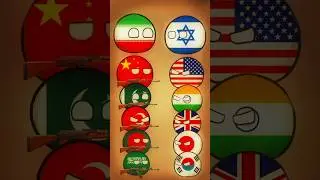 Iran vs Israel | World War Possibility Supporting Nations 2025 #countryballs