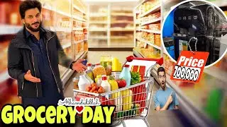 Grocery Shopping with family! 7 lac ki mini fridge 😱