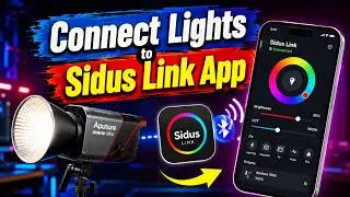 How to Connect Aputure Lights to Sidus Link App on iPhone