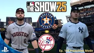 Astros vs. Yankees - MLB The Show 25 Franchise Mode PS5 Gameplay | Ep. 118