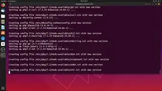 install web server  apache2  php7.2  phpmyadmin in ubuntu 19.04