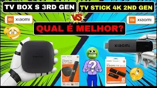 Xiaomi TV Box S 4K 3ª Gen vs TV Stick 4K 2ª Gen – Qual é Melhor Comprar? Comparativo Lado a Lado!