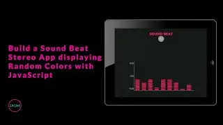 Build a Sound Beat Stereo App displaying Random Colors with JavaScript