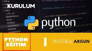 Python kurulum - B1
