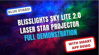 Blisslights Sky Light 2.0 With Blue Stars| Demo & Review