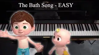 Bath Song - EASY Piano Tutorial