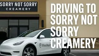 Driving to Sorry Not Sorry Creamery | Tesla FSD BlocRent Demo in Northwest Las Vegas