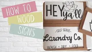 DIY Wood Signs