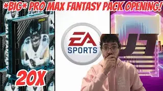 BIG 20X PRO MAX FANTASY PACK OPENING IN MADDEN 24 & I GOT THIS...