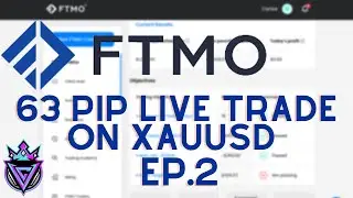 Passing FTMO Challenge Ep.2 (taking live trades)
