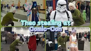 Theo stealing at Comic-Con!