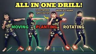Boxing & MMA Footwork Drill | Move and Punch | Perfect The Basics