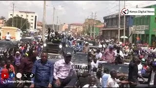 NO RETREAT For Gachagua, Matiang'i & Kalonzo! See how they stormed Wetangula's Backyard Bungoma town