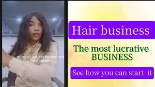 Selling  of wigs and human hair online and offline is a profitable  business 