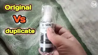 how to identify original epson ink |  epson genuine ink check