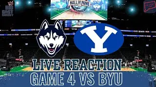 UConn ВЫИГРЫВАЕТ ПОБЕДУ, одержав победу со счетом 86-84 над BYU в TD GARDEN.