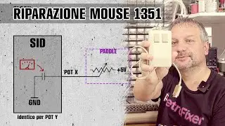 RV090: Riparazione mouse Commodore 1351