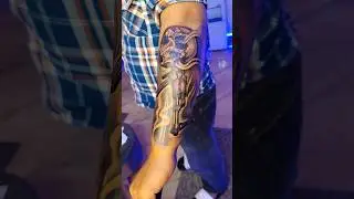 🔥 Realistic Forearm Tattoo Transformation | Tattoo Shorts
