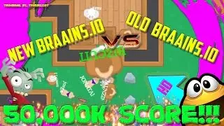 NEW BRAAINS.IO VS ORIGINAL BRAAINS.IO [Important for the Players!] 50K SCORE