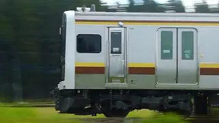 日光線 警笛2回あり E131系 汽笛吹鳴標識