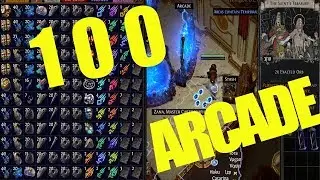 (3.3) 100 Arcade Maps LOOT! [Path of Exile] Farm EXALTS!