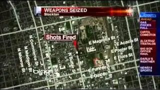 STOCKTON CA HIGH SPEED CHASE NEWS FOOTAGE