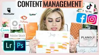 How I PLAN, SCHEDULE, & AUTOMATE Social Media- Content Management