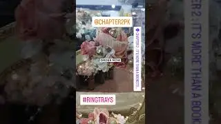 Traditional Flower-Decorated Engagement Ring Tray for Pakistani Weddings | Chapter 2 🌸💍