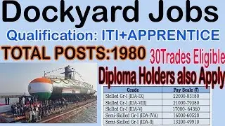 ITI+APPRENTICE SKILLED 1980 JOBS || MDL RECRUITMENT 2019|| DREAMJOBSTUDY