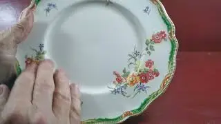 Десертная тарелка Johnson Brothers China Old Staffordshire Ilford диаметром 8-7/8 дюйма.