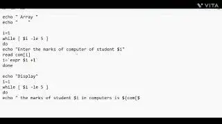 UNIX : Array in Shell Scripting. How to enter array  elements and display them with loop