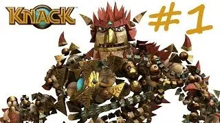 Knack - Gameplay Walkthrough - Part 1 - The Doctor's Laboratory (PS4 Livestream Twitch)