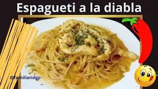 Espagueti a la Diabla: ¡La receta más CREMOSA y PICANTE! 🔥