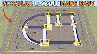 Set Out CIRCULAR Building the EASY way | Step-by-Step Layout Guide
