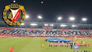 AMAZING | Spectacular Widzew Ł&oacute;dź Fan Choreography & Fireworks Before Jagiellonia Match