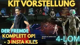 Kit presentation 4-LOM + The Stranger | Completely OP 3 Insta Kills in SWGOH + Starkiller Lifter!