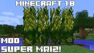 Minecraft 1.8 MOD SUPER MAIZ! Simple Corn Mod Espa&ntilde;ol!