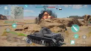 God mode in panzer 4 (war thunder mobile )