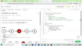 How to solve Leetcode #876 - Middle of the Linked List